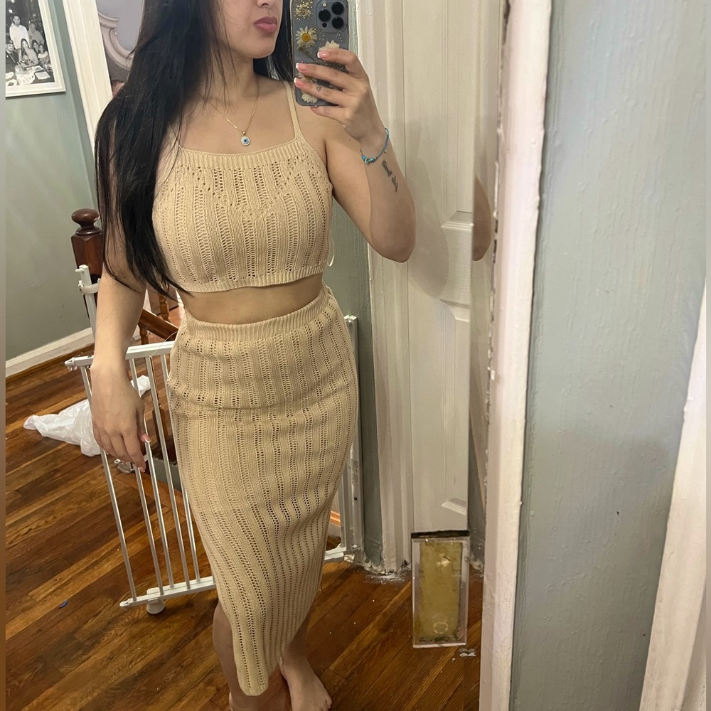 2 piece knitted set